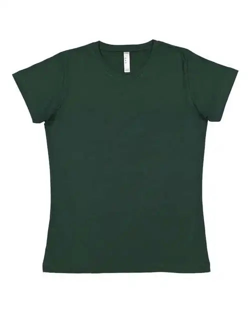 Lat 3516 Women’s Fine Jersey Tee Forest