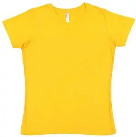 Lat 3516 Women’s Fine Jersey Tee Gold