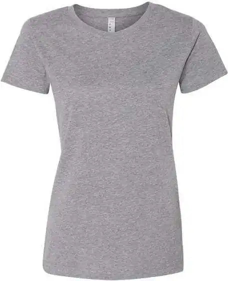Lat 3516 Women’s Fine Jersey Tee - Granite Heather