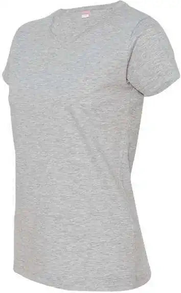 Lat 3516 Women’s Fine Jersey Tee Heather
