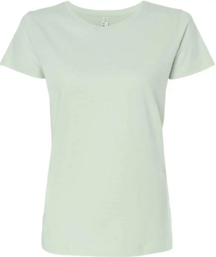 Lat 3516 Women’s Fine Jersey Tee - Honeydew