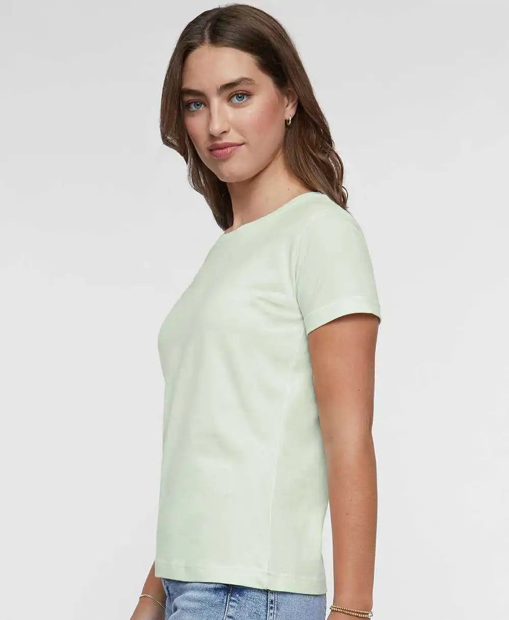 Lat 3516 Women’s Fine Jersey Tee - Honeydew