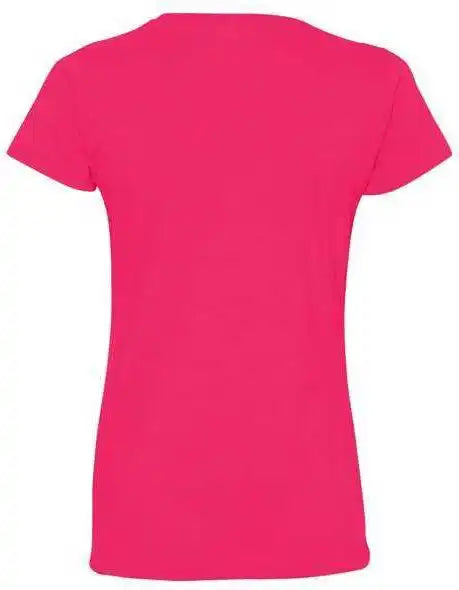 Lat 3516 Women’s Fine Jersey Tee Hot Pink