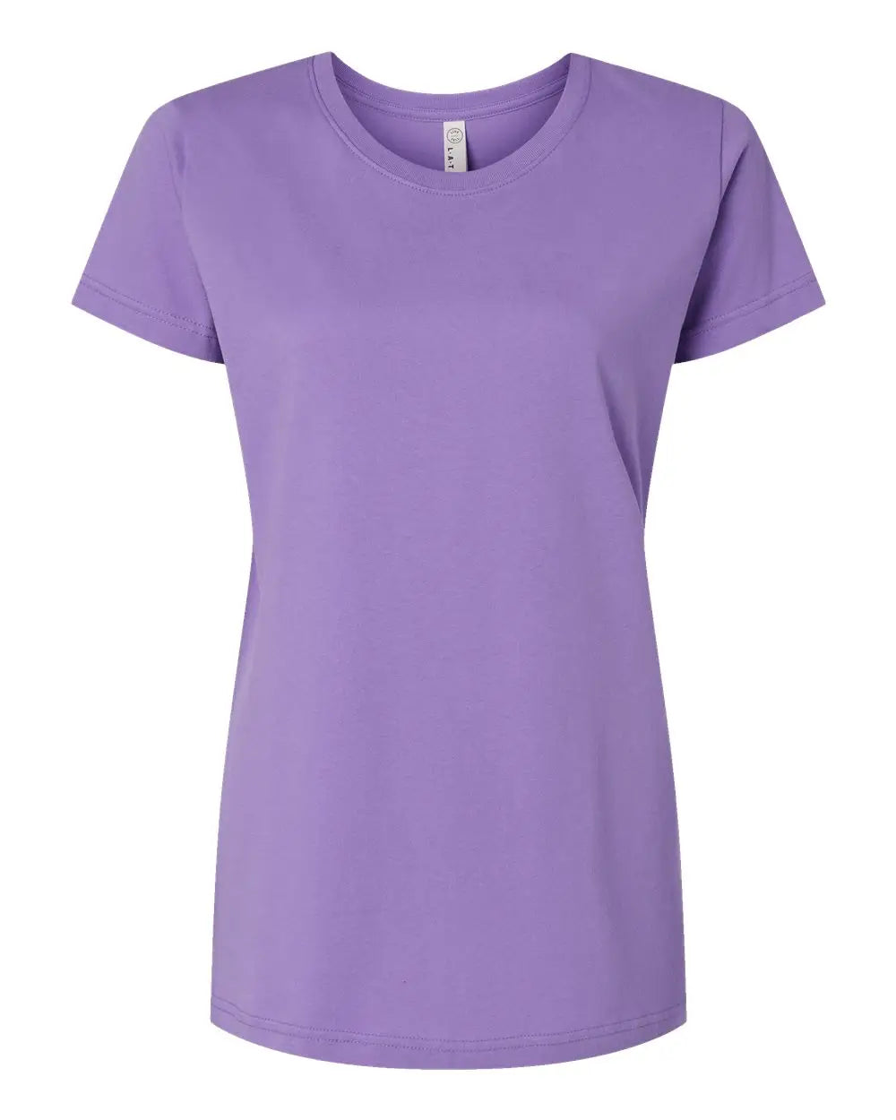 Lat 3516 Women’s Fine Jersey Tee - Lavender - Purple / Xs