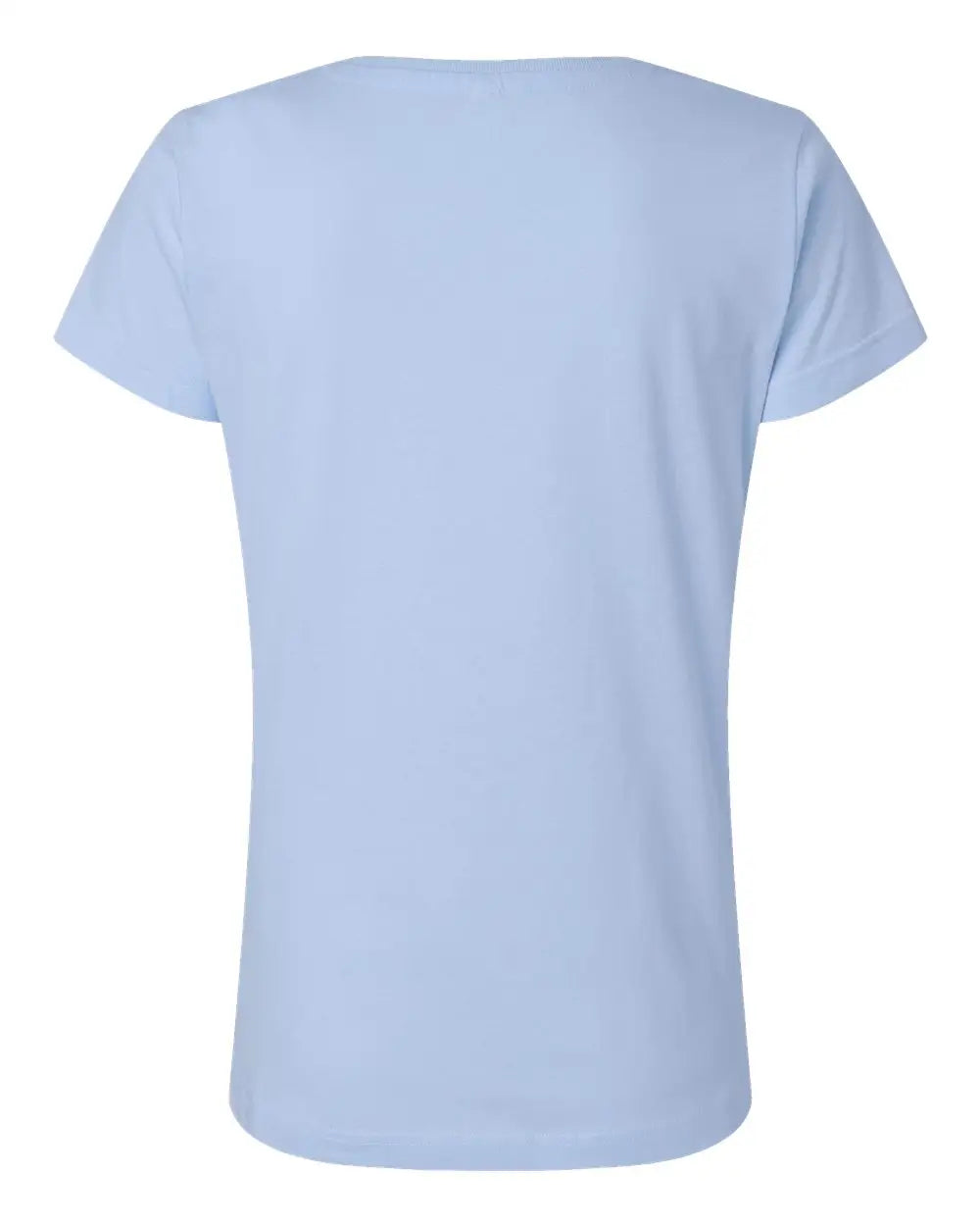 Lat 3516 Women’s Fine Jersey Tee - Light Blue