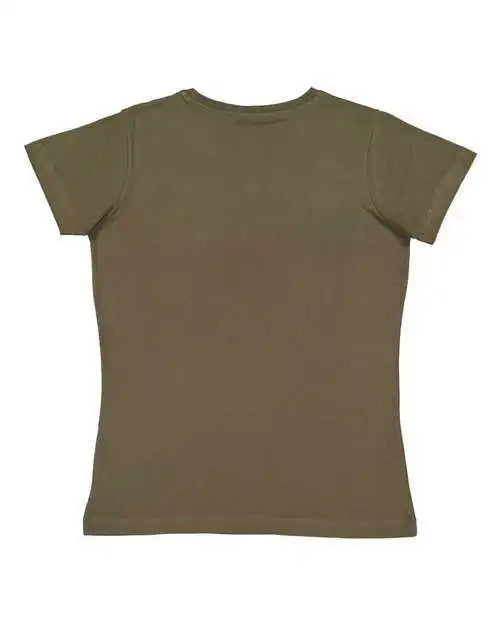 Lat 3516 Women’s Fine Jersey Tee - Military Green