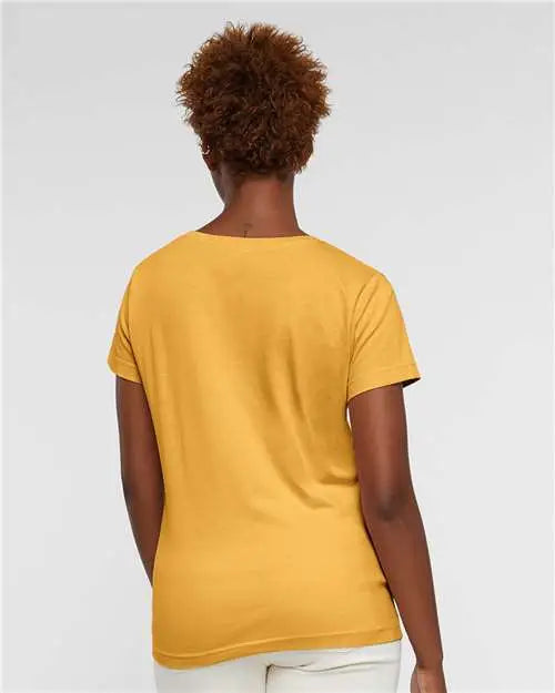 Lat 3516 Women’s Fine Jersey Tee - Mustard