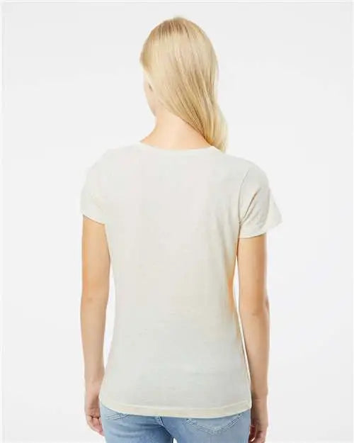 Lat 3516 Women’s Fine Jersey Tee - Natural Heather