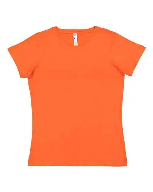 Lat 3516 Women’s Fine Jersey Tee - Orange