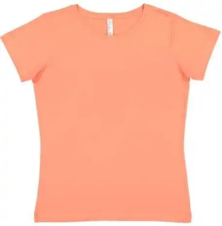 Lat 3516 Women’s Fine Jersey Tee - Papaya