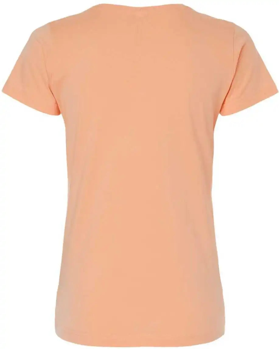 Lat 3516 Women’s Fine Jersey Tee - Peachy