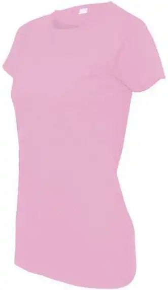 Lat 3516 Women’s Fine Jersey Tee - Pink