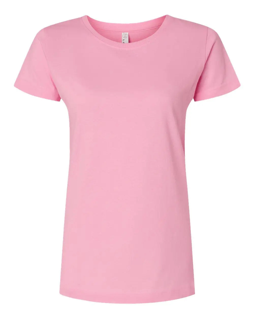 Lat 3516 Women’s Fine Jersey Tee - Pink - Xs