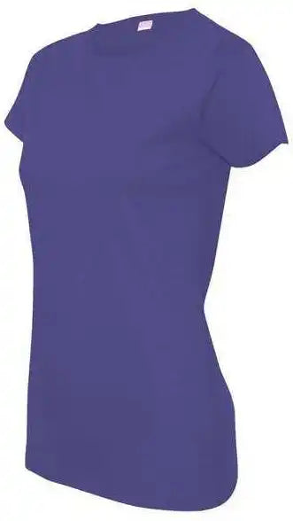 Lat 3516 Women’s Fine Jersey Tee - Purple