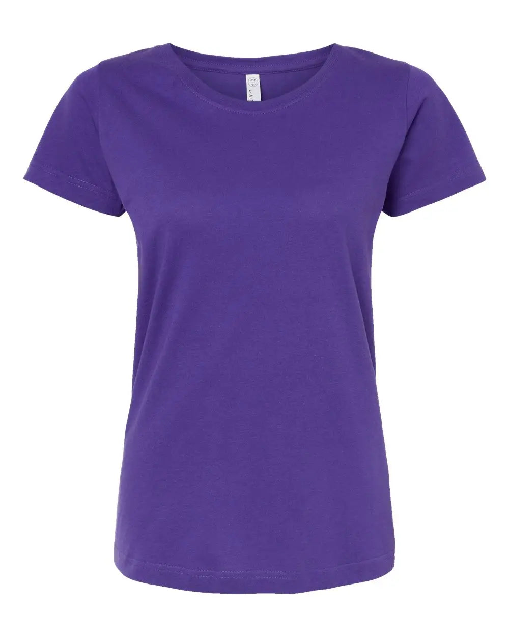 Lat 3516 Women’s Fine Jersey Tee - Purple - Xs