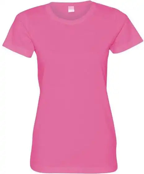 Lat 3516 Women’s Fine Jersey Tee - Raspberry