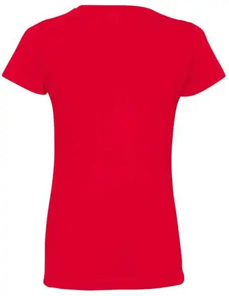 Lat 3516 Women’s Fine Jersey Tee Red