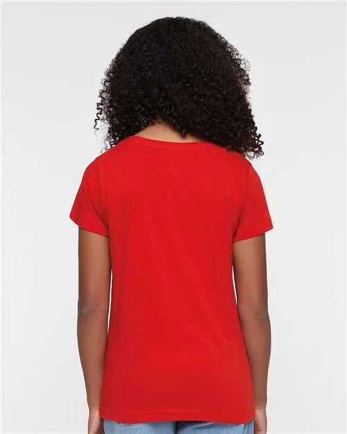 Lat 3516 Women’s Fine Jersey Tee - Red