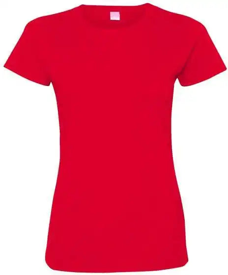 Lat 3516 Women’s Fine Jersey Tee Red
