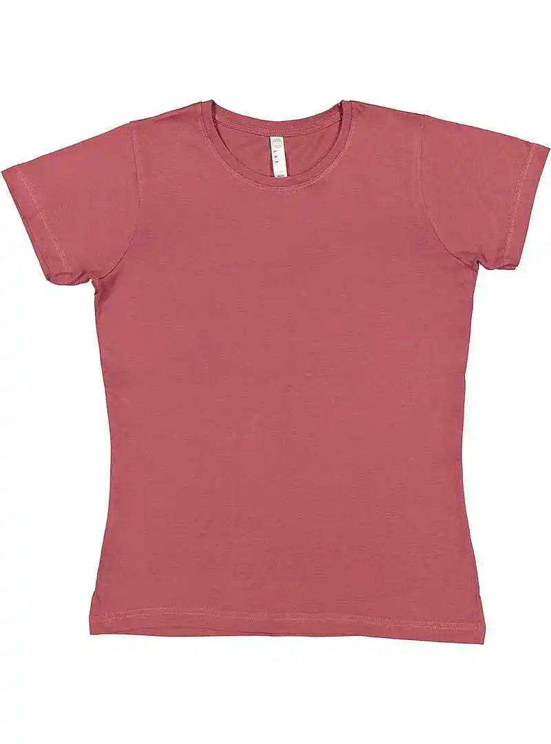 Lat 3516 Women’s Fine Jersey Tee - Rouge