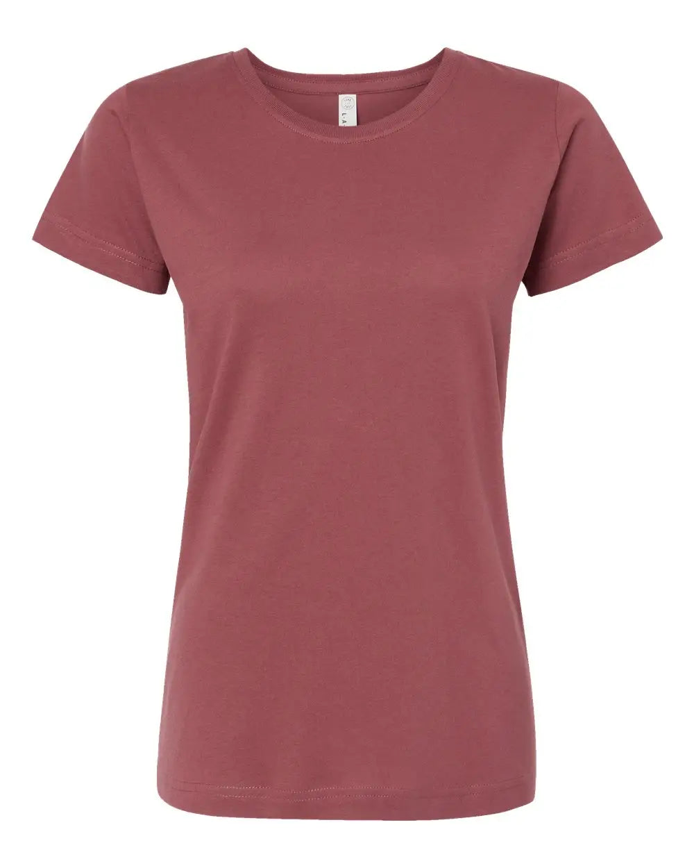 Lat 3516 Women’s Fine Jersey Tee - Rouge - Red / Xs