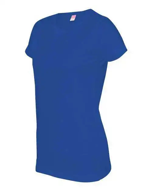 Lat 3516 Women’s Fine Jersey Tee - Royal