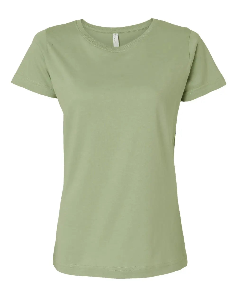 Lat 3516 Women’s Fine Jersey Tee - Sage - Blue / Xs