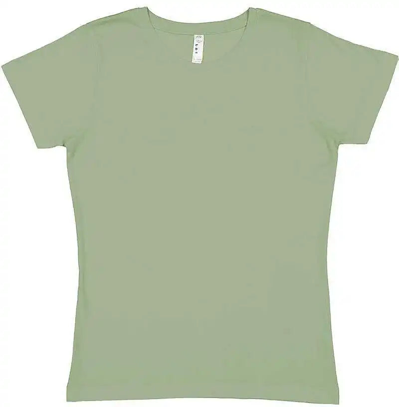 Lat 3516 Women’s Fine Jersey Tee Sage