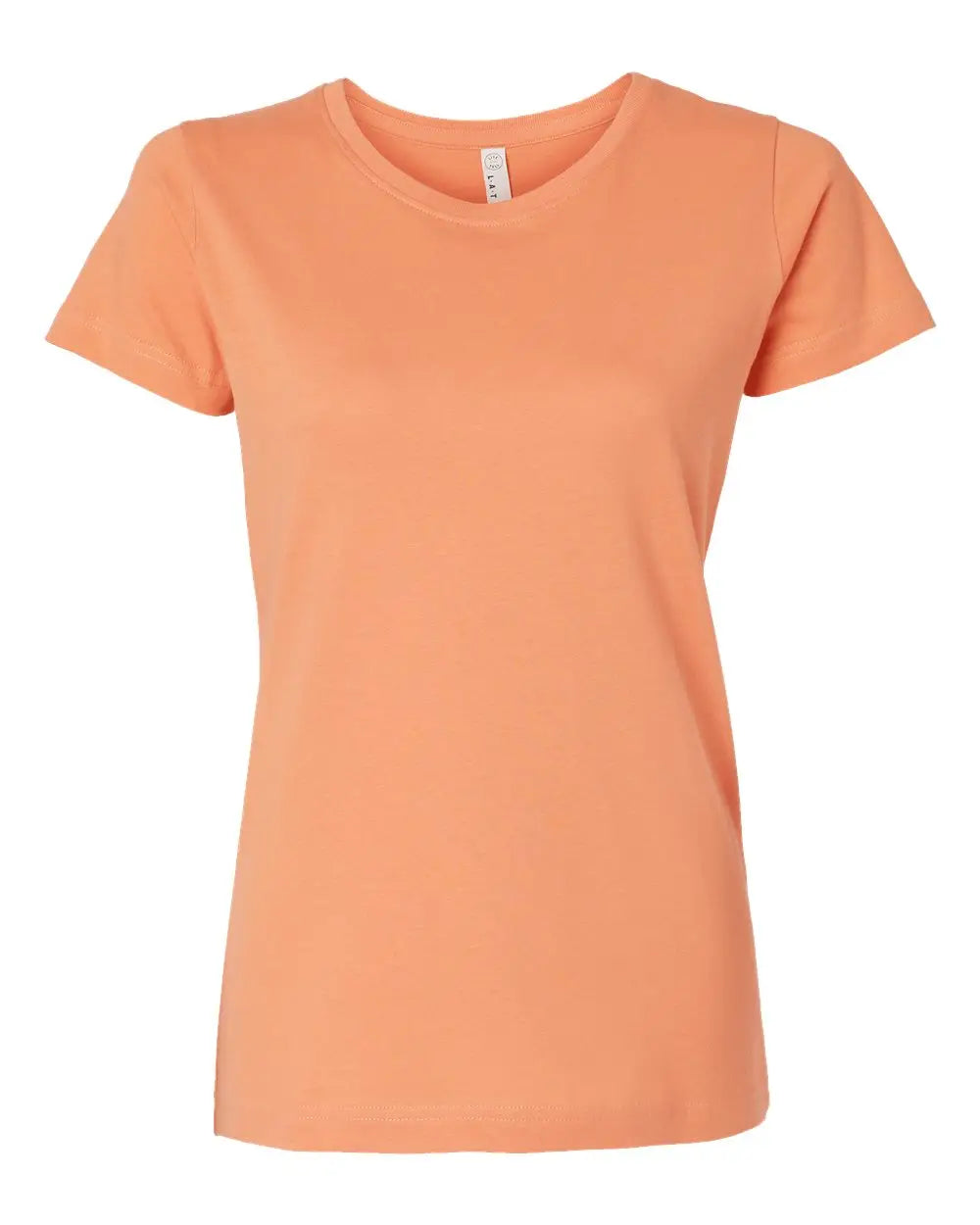 Lat 3516 Women’s Fine Jersey Tee - Sunset - Orange / Xs