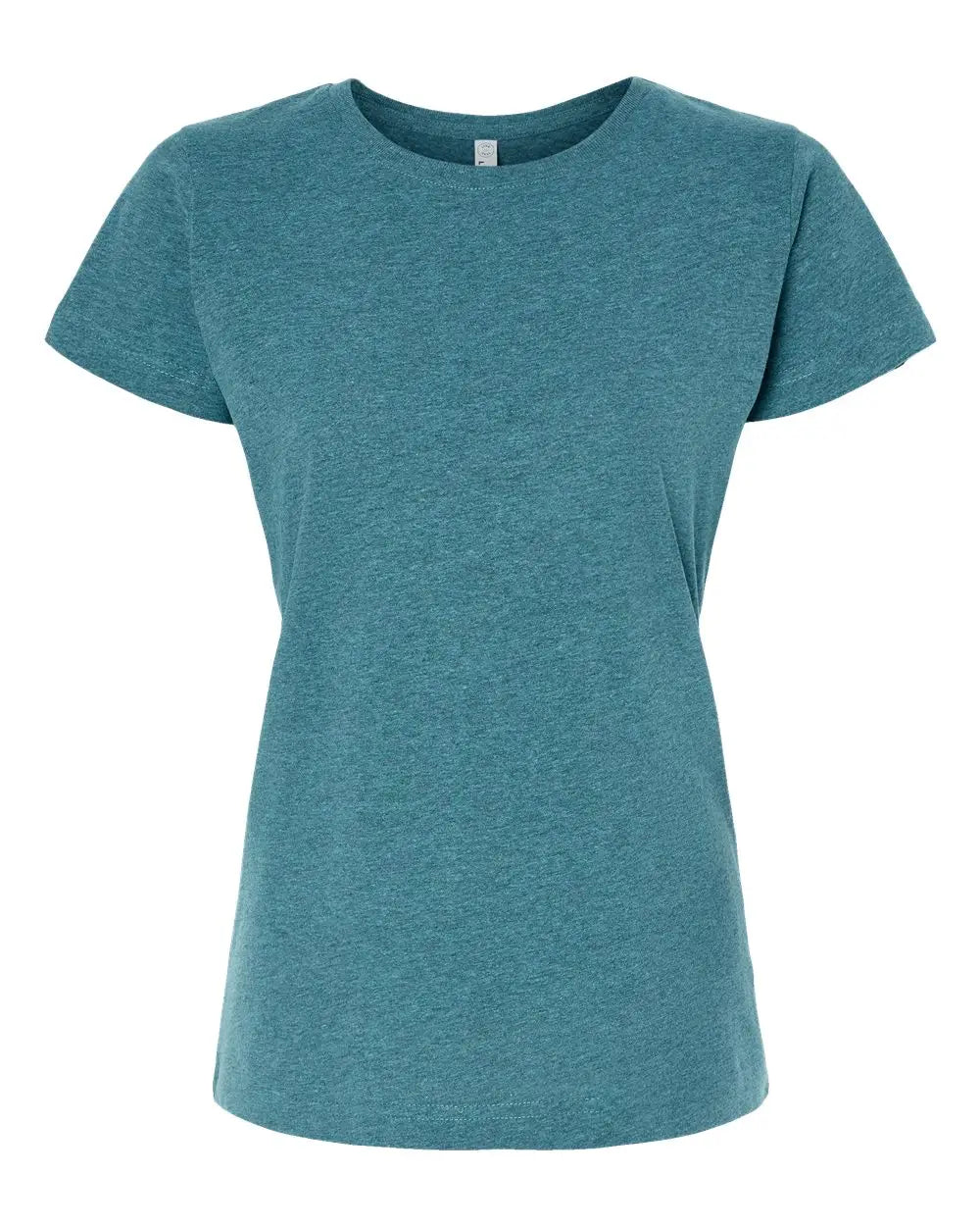 Lat 3516 Women’s Fine Jersey Tee - Surf Blackout - Aqua / Xs