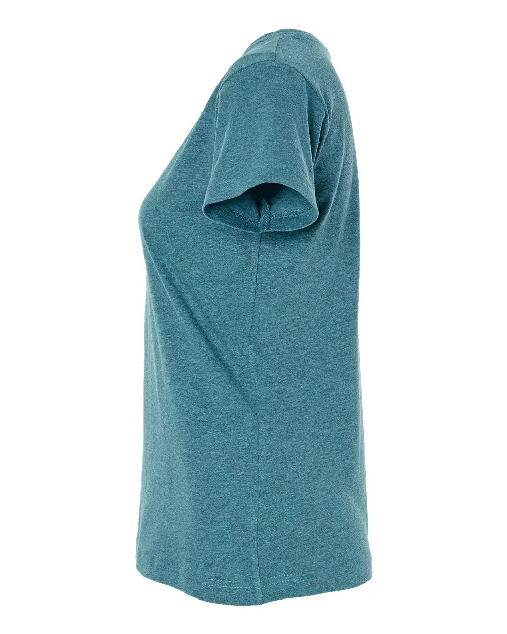 Lat 3516 Women’s Fine Jersey Tee - Surf Blackout