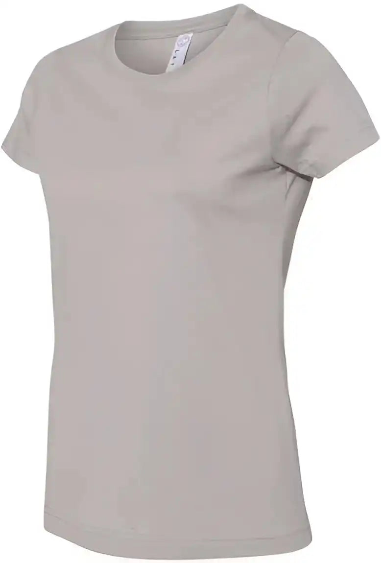 Lat 3516 Women’s Fine Jersey Tee Titanium