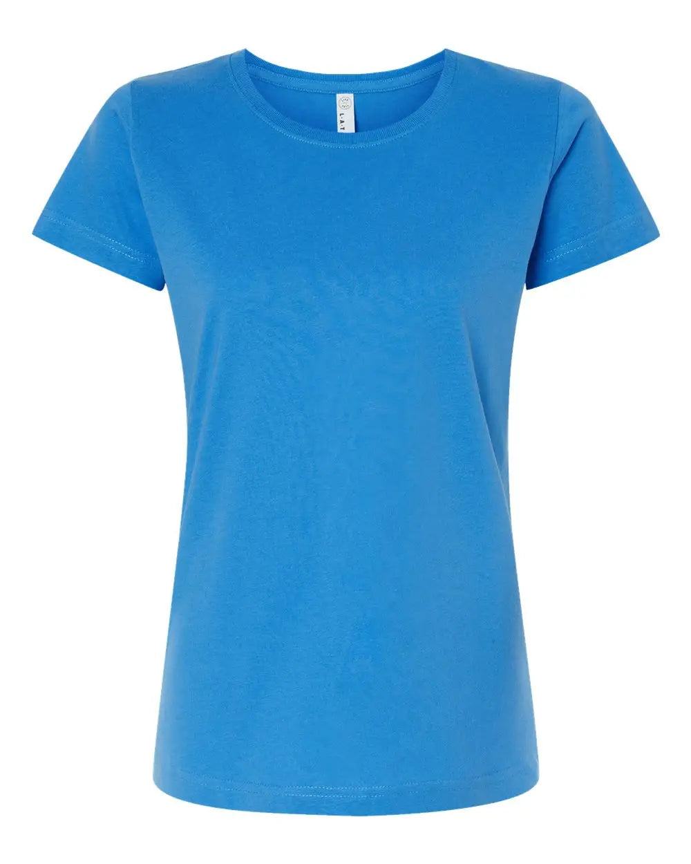 Lat 3516 Women’s Fine Jersey Tee - Tradewind - Blue / Xs