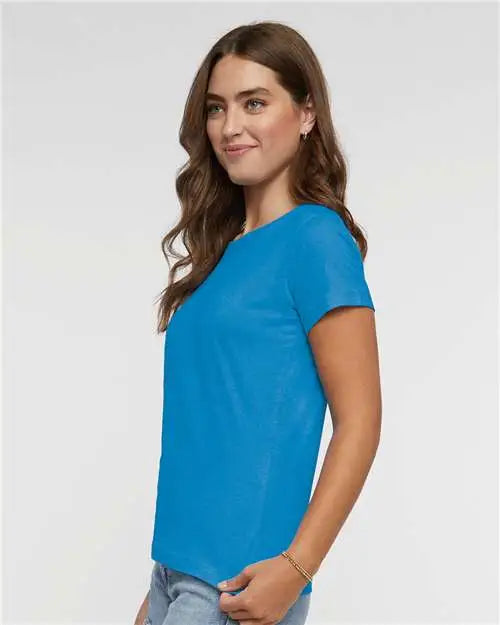 Lat 3516 Women’s Fine Jersey Tee - Tradewind