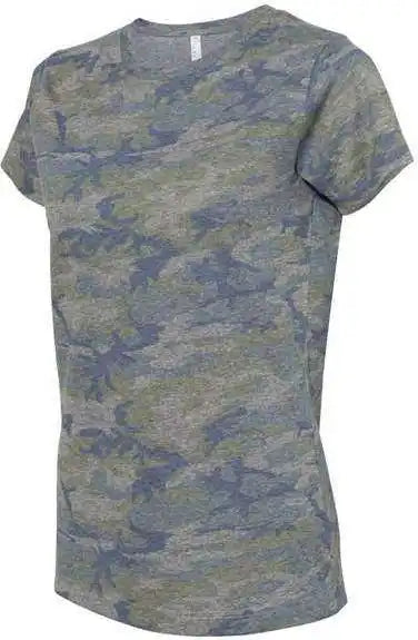 Lat 3516 Women’s Fine Jersey Tee Vintage Camo