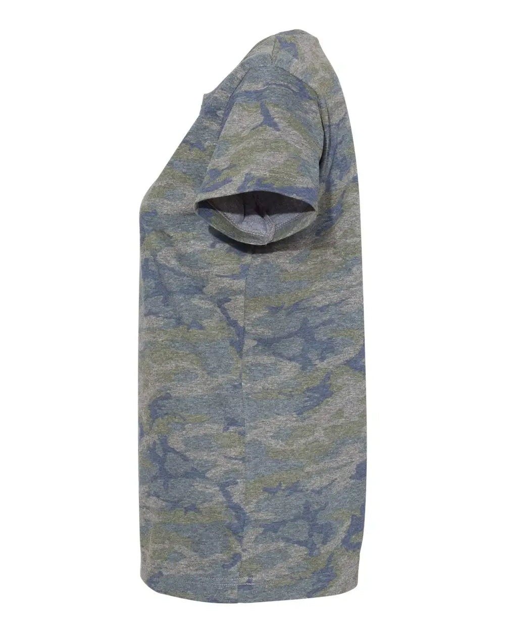 Lat 3516 Women’s Fine Jersey Tee - Vintage Camo
