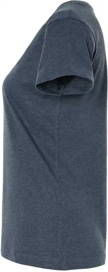 Lat 3516 Women’s Fine Jersey Tee Vintage Denim