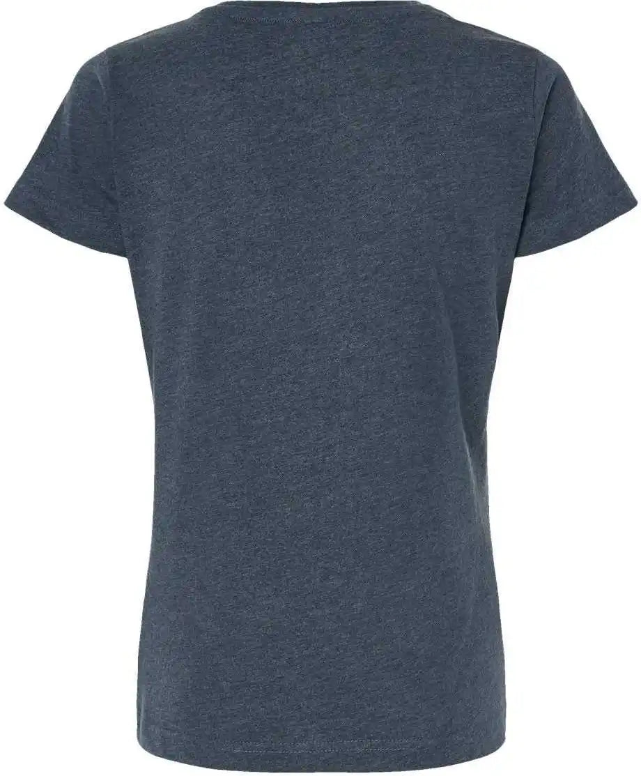 Lat 3516 Women’s Fine Jersey Tee Vintage Denim
