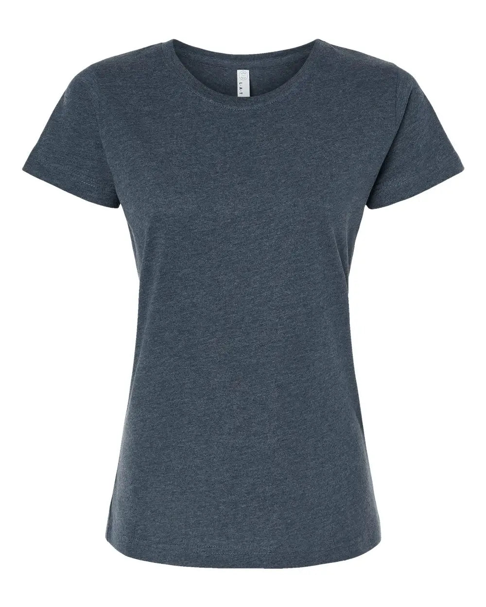 Lat 3516 Women’s Fine Jersey Tee - Vintage Denim - Navy / Xs