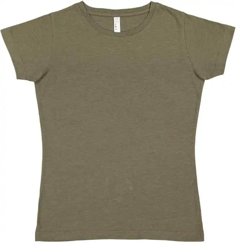 Lat 3516 Women’s Fine Jersey Tee Vintage Military Green