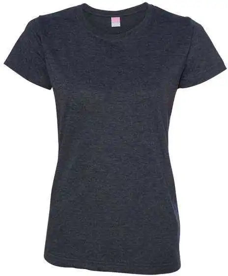 Lat 3516 Women’s Fine Jersey Tee Vintage Navy