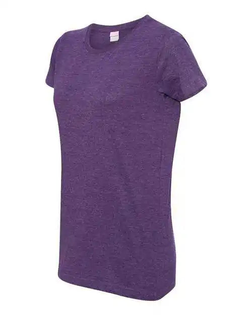 Lat 3516 Women’s Fine Jersey Tee - Vintage Purple