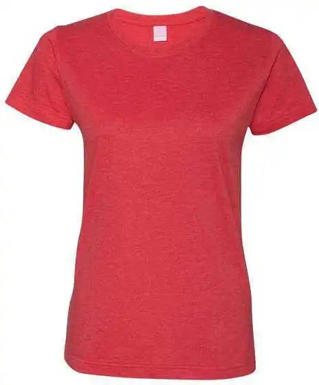 Lat 3516 Women’s Fine Jersey Tee - Vintage Red