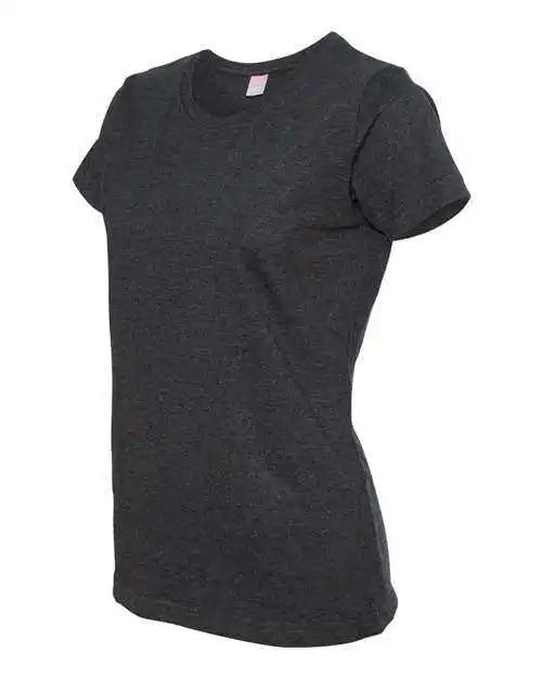 Lat 3516 Women’s Fine Jersey Tee Vintage Smoke
