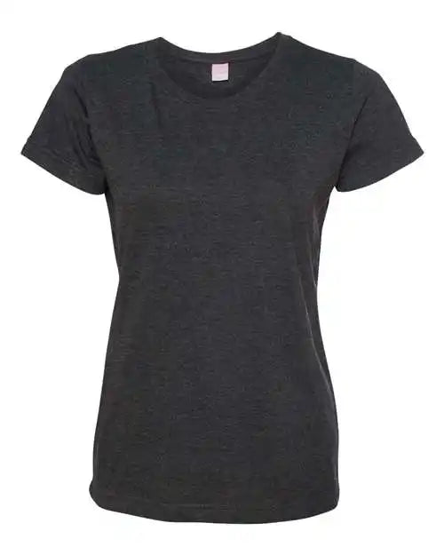 Lat 3516 Women’s Fine Jersey Tee - Vintage Smoke