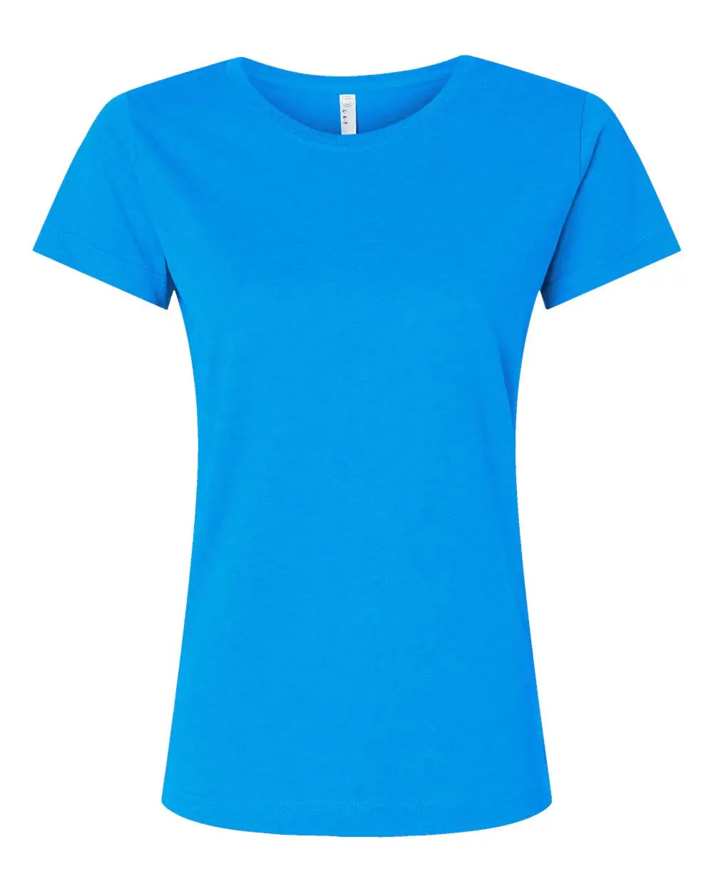 Lat 3516 Women’s Fine Jersey Tee - Vintage Turquoise