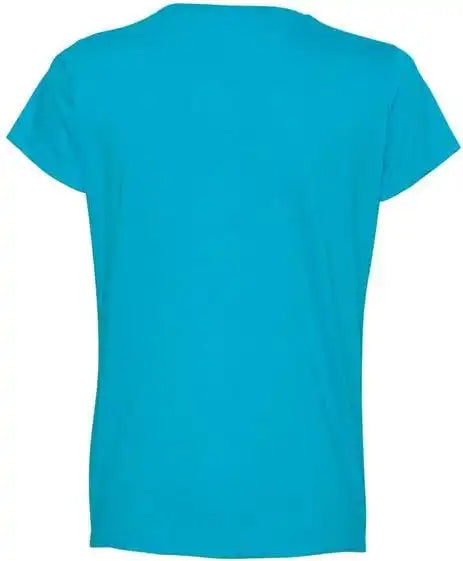 Lat 3516 Women’s Fine Jersey Tee Vintage Turquoise