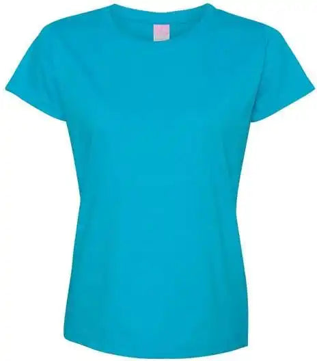 Lat 3516 Women’s Fine Jersey Tee - Vintage Turquoise
