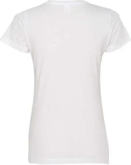 Lat 3516 Women’s Fine Jersey Tee - White