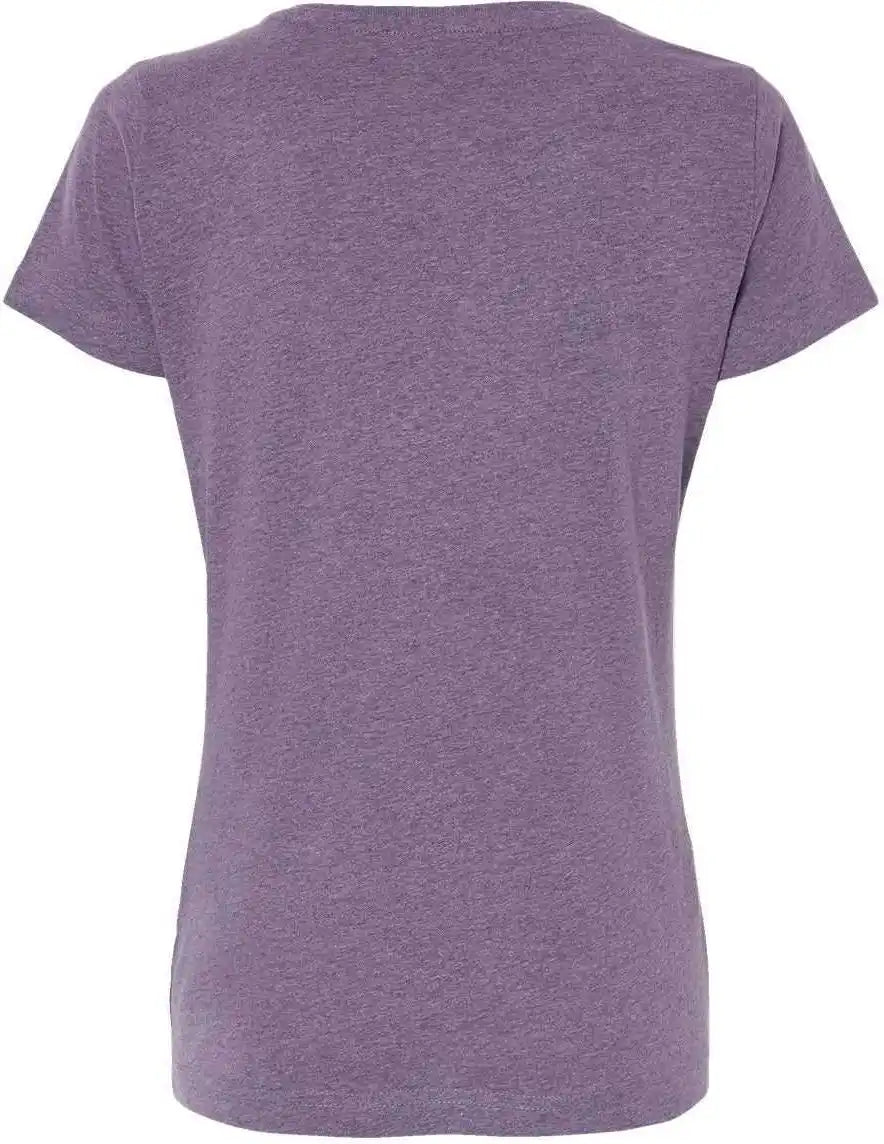 Lat 3516 Women’s Fine Jersey Tee Wisteria Blackout